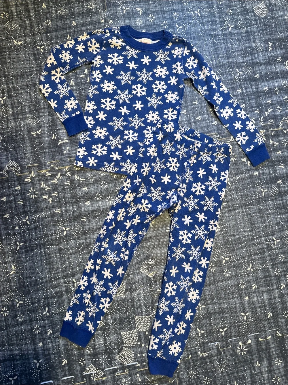 Hanna 6-7 Snow Flake Long Johns